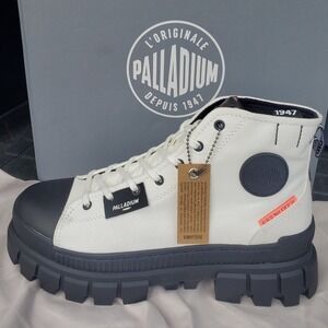 Palladium Revolt Hi TX Platform Boots Womens 10 Star White High Top Chunky 1947